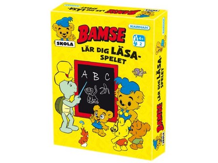 KÄRNAN Spel Bamse Lär dig läsa - ABC - Lyreco - Skola och förskola - Lekmaterial - Spel - Från 3 - 4 år