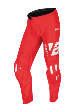 Pantaloni Cross Bambino Answer Syncron Rosso-Bianco 24