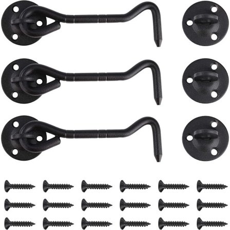 Svart Vindruta Fönster Dörrlås