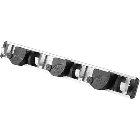 Veggmontert Koster, Mopp Og Kosterholder, Veggmontert Moppstativ, Kroker, Henger, Oppbevaringsorganisator (Tre Hull)