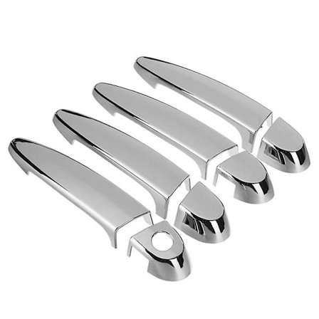 8 st Bil Kolfiber Krom Exteriör Dörrhandtagsskydd Lister För- F30 F35 F34 E70 E71 E84 F25