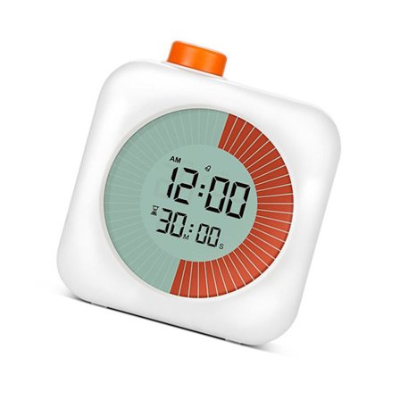 Digital Visuel Timer Nedtællingsur Alarm LCD Skærm Digitalt Køkkenur Tidsstyringsur til Hjemmekøkken