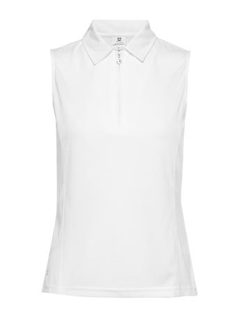 Macy Sl Polo Shirt T-shirts & Tops Polos Hvit Daily Sports