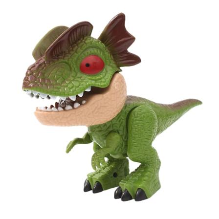 1 Kreativ Dinosaur Leke Modell Multifunksjonell Barneskole Skolemateriell Inkludert Linjal, Blyant, Blyantspisser, Heftemaskin, Viskelær green