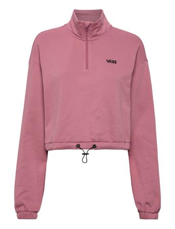 Wm Left Chest Half Zip Fleece Sweatshirts & Hoodies Fleeces & Midlayers Lyserød VANS