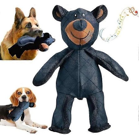 Unbreaka Bear Hundelegetøj 2025 Nyt Robust Pibende Hundelegetøj Modstandsdygtigt Bjørnelegetøj til Hunde Kæledyr Holdbart Sjovt Tygggelegetøj til 