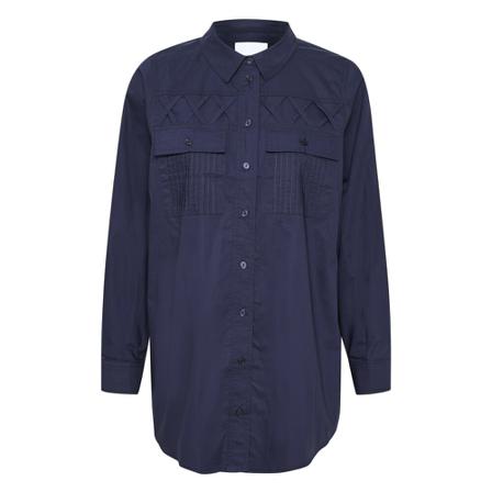 Karen by Simonsen BammiKB Shirt Blå, Dame Bluser