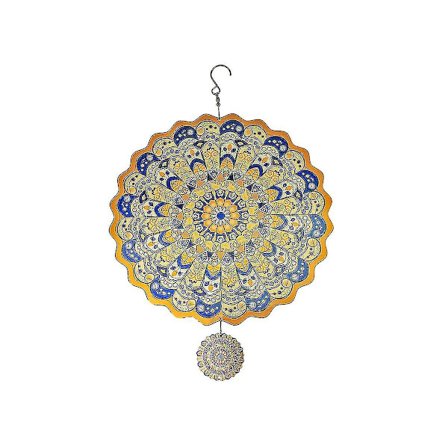 Ruostumattomasta teräksestä valmistettu tuulimylly sisä- ja ulkokoristeluun 11,6 tuumaa monivärinen 3d tuulimylly