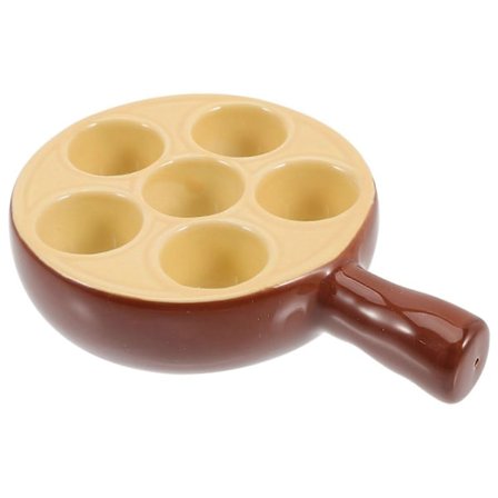 Escargot Grillplate Spiselig Sneglerett Escargot Bakeholder Keramisk Grill Sneglerett-Perfekt