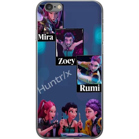 Kompatibelt Mobildeksel til Apple iPhone 6 K-pop Mira, Zoey og Rumi - Fargerike figurer i futuristisk stil