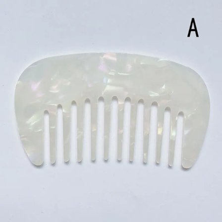 Sydkoreas nye leopardprintede acetat hårkam fiber antistatisk hårkam bærbar frisørkam masserende hårbørste