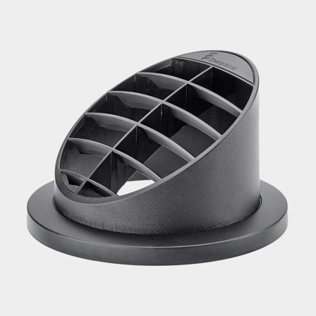 Rooster voor uitlaat Eberspächer, 50 - 60 mm, open 30°, kunststof, zwart