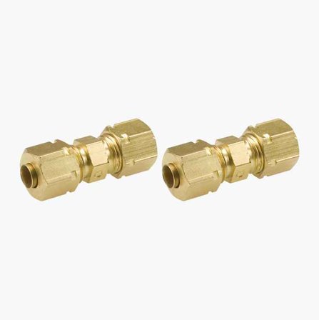 Skarvnippel för kopparbromsrör 2 st.