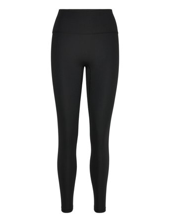Ribbed High Rise Legging 27" Sport Women Sport Clothing Sport Tights Sport Training Tights Black New Balance