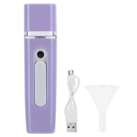 USB Nano Mist Sprayer 28ml Bærbar Håndholdt Ansigtsfugter Lilla