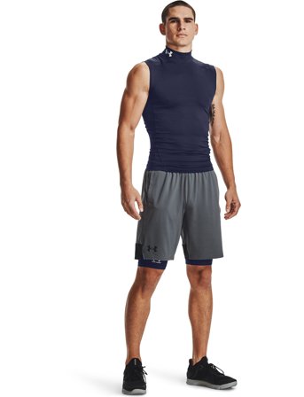 Under Armour Ua Hg Armour Lng Shorts - Navy - XXXL
