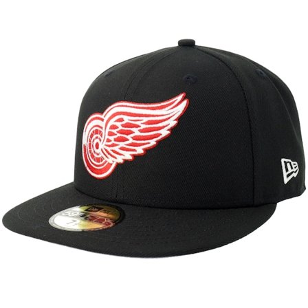 New Era - NHL Svart fitted Caps - Hatstore Exclusive x Detroit Red Wings 59FIFTY Black Fitted @ Hatstore