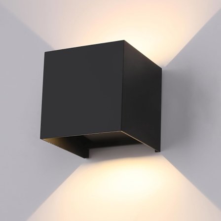 LED Vegglampe for Innendørs og Utendørs Bruk IP65 Vanntett Opp Ned Lys Varmhvit Belysning