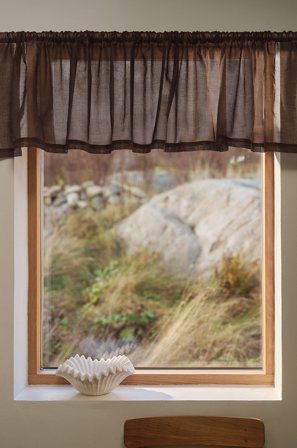 Jotex - Gardinkappe Sjokoladebrun - CORINNE - Kjøp Gardinkapper hos Jotex