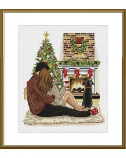 Broderikit Billede Julekys - Nova Sloboda