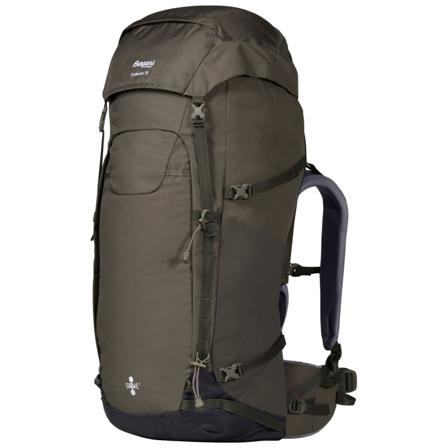 Bergans Trollhetta 95 Unisex hiking backpacks Green Onesize