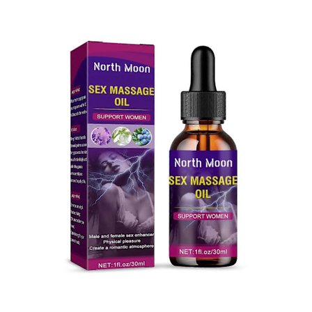 North Moon Essential Oil för kvinnlig vård, återfuktande och uppstramande massageolja för kvinnors kropp