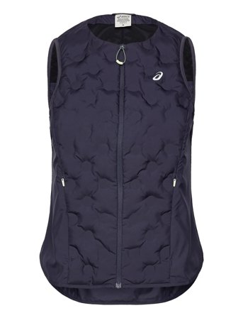 Asics Nagino Run Padded Gilet - Navy - XS