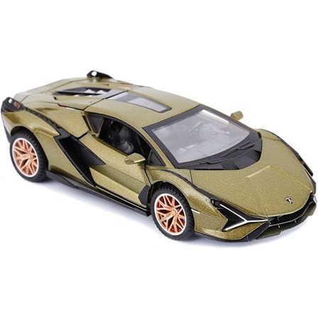 Wekity Lekebiler Sian FKP37 Metallmodellbil med lys og lyd Tilbake Trekk Lekebil for Gutter 3 + År Gammel