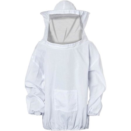 Biodlingsdräkt med avtagbar slöja, professionell biodlarutrustning, jacka med dragkedja kompatibel med biodlingsutrustning[YDE]