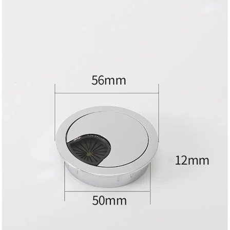 Skrivebordsledning Hul Dæksel Computer Stilful Grommet Skrivebord Kabel Udløb Port Overflade Kabelboks Skrivebord Kabel Hardware