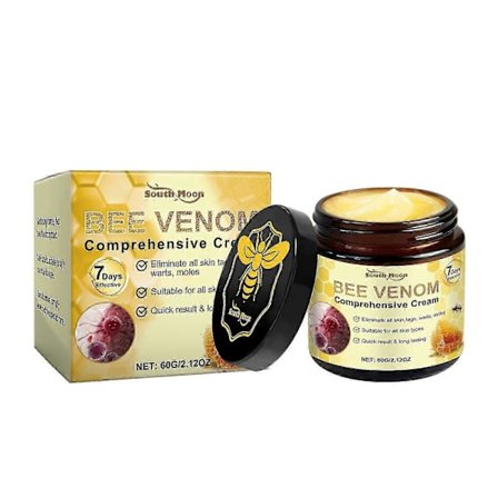 Bee Venom Comprehensive Cream, Anti-Vorte Reducerer Urenheder, 2025 Ny Bee Venom Hudplejebehandlingscreme til Alle Hudtyper Ny Ankomst
