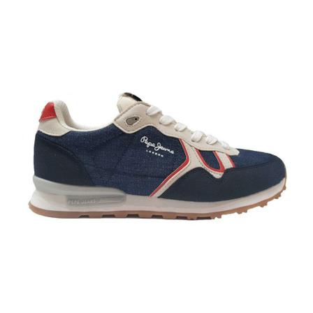 Pepe Jeans - Sneakers - Blå - Dam - Storlek: 34 Eu, Dam, Storlek: 34 EU