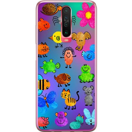 Yhteensopiva Puhelinkuori Xiaomi Redmi K30 Little Scribble Friends