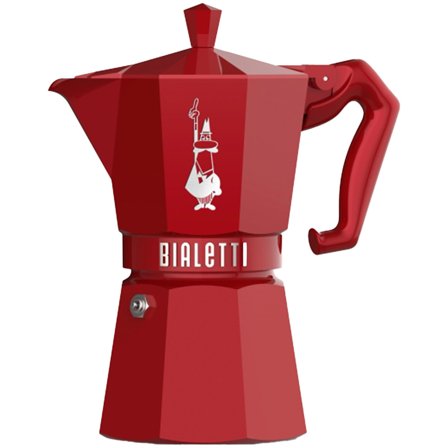 Bialetti Mokabryggare 6 koppar, röd | Kaffe > Kaffebryggare | Bagaren och Kocken
