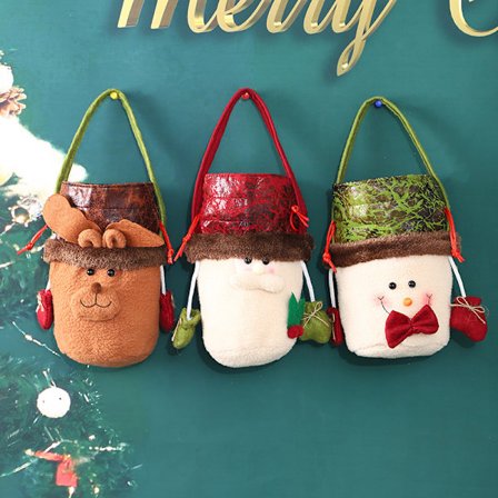 3 Nya Juldekorationer Julgåva Tote Bag Jultomten