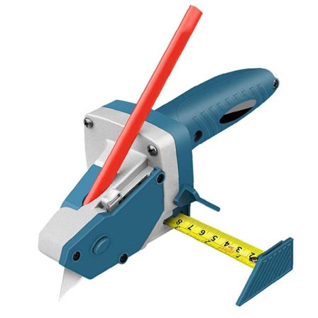 Bärbar gipsskiva skärverktyg allt-i-ett gipsskiva skärare handverktyg med måttband och multifunktionsverktyg, Cut