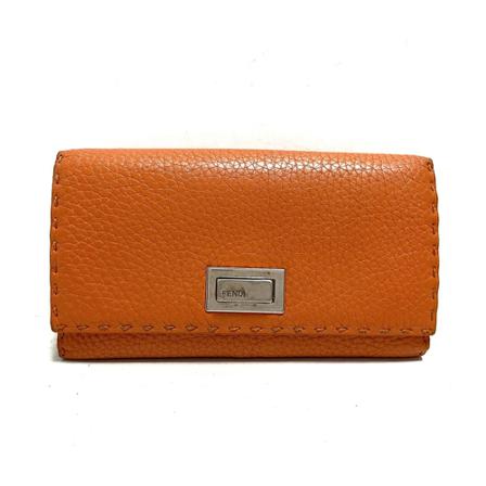 Fendi Vintage Pre-owned Wallets Orange, Dame Vintage Accessories, Størrelse: ONE Size