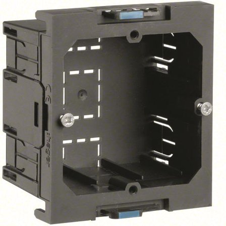 Hager G2850 Apparatdosa 60 mm, svart Enkel, Installationsmaterial