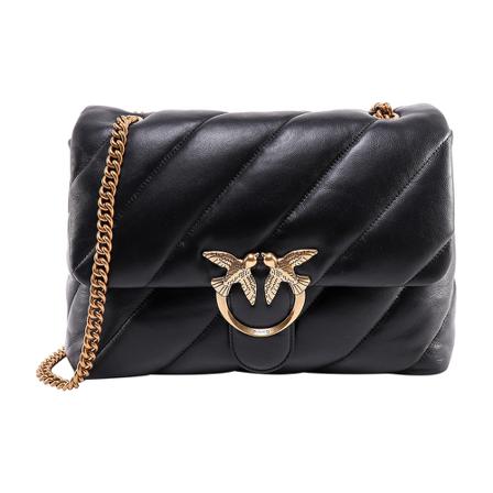 Pinko, Shoulder Bag 1P22U6A03J Zwart, Dames, Maat:ONE Size