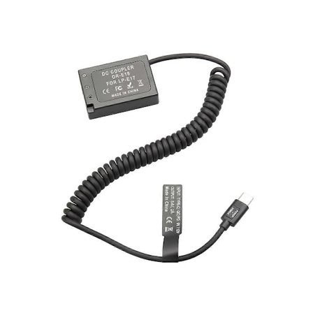 -E18 LP-E17 -E18 Dummy Koblingsbatteri Kameraadapter for 850D 800D 760D 750D 77D T6I T6S T7I X9I RP