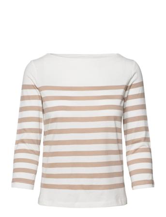 Parisian Langærmet T-shirt Multi/mønstret Mango
