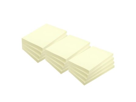 LYRECO Notes recycled 38x51mm gul 12/fp - Lyreco - Kontorsmaterial - Notes och Post-It - Notes - Gula