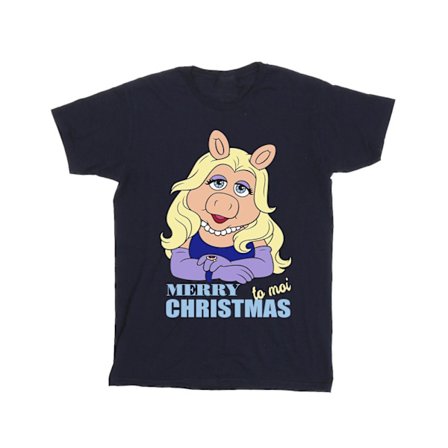 Disney Boys Muppets Miss Piggy Queen of Holidays T-shirt 7-8 år