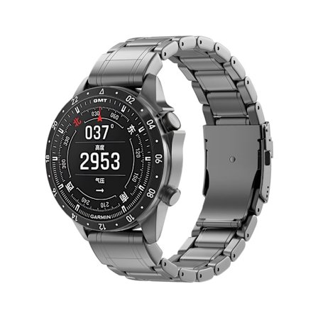 INF 22mm Titanium Urrem til Garmin Fenix 8/7 - Grå