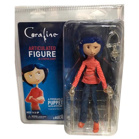 NECA Coraline, Coraline Caroline Regnjakke Version 7-tommer Super Action Figur Model
