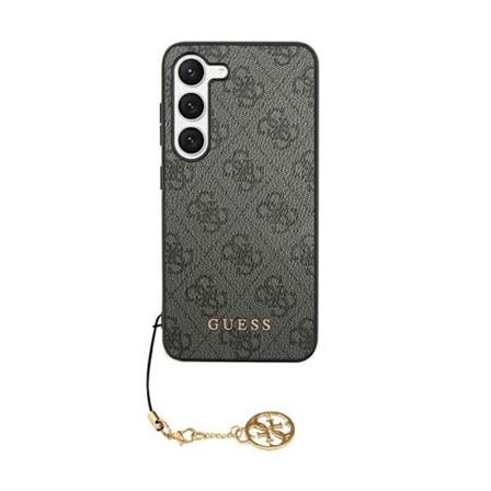 Telefonfodral - telefonstötfångare Guess GUHCS24MGF4GGR Hårt fodral för S24+ S926 Black 4G Charms Collection