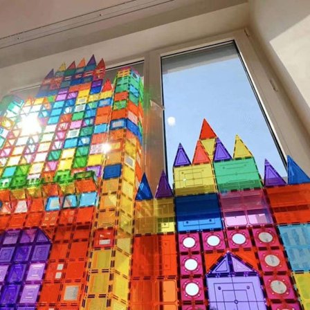 Magneettiset rakennuspalikat, opetuslelut, 70 kpl