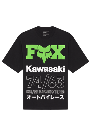 Koszulka FOX Kawasaki Oversized Czarny M