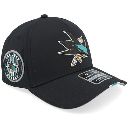 Fanatics - NHL Černá adjustable Kšiltovka - San Jose Sharks Auth Pro NHL Mesh Gray/Black A-Frame Adjustable @ Hatstore