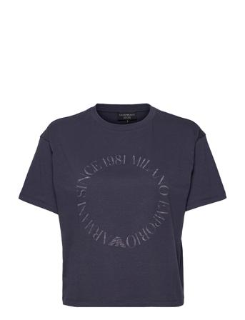 A000195Cd 010107 T-shirts & Tops Short-sleeved Blå Emporio Armani